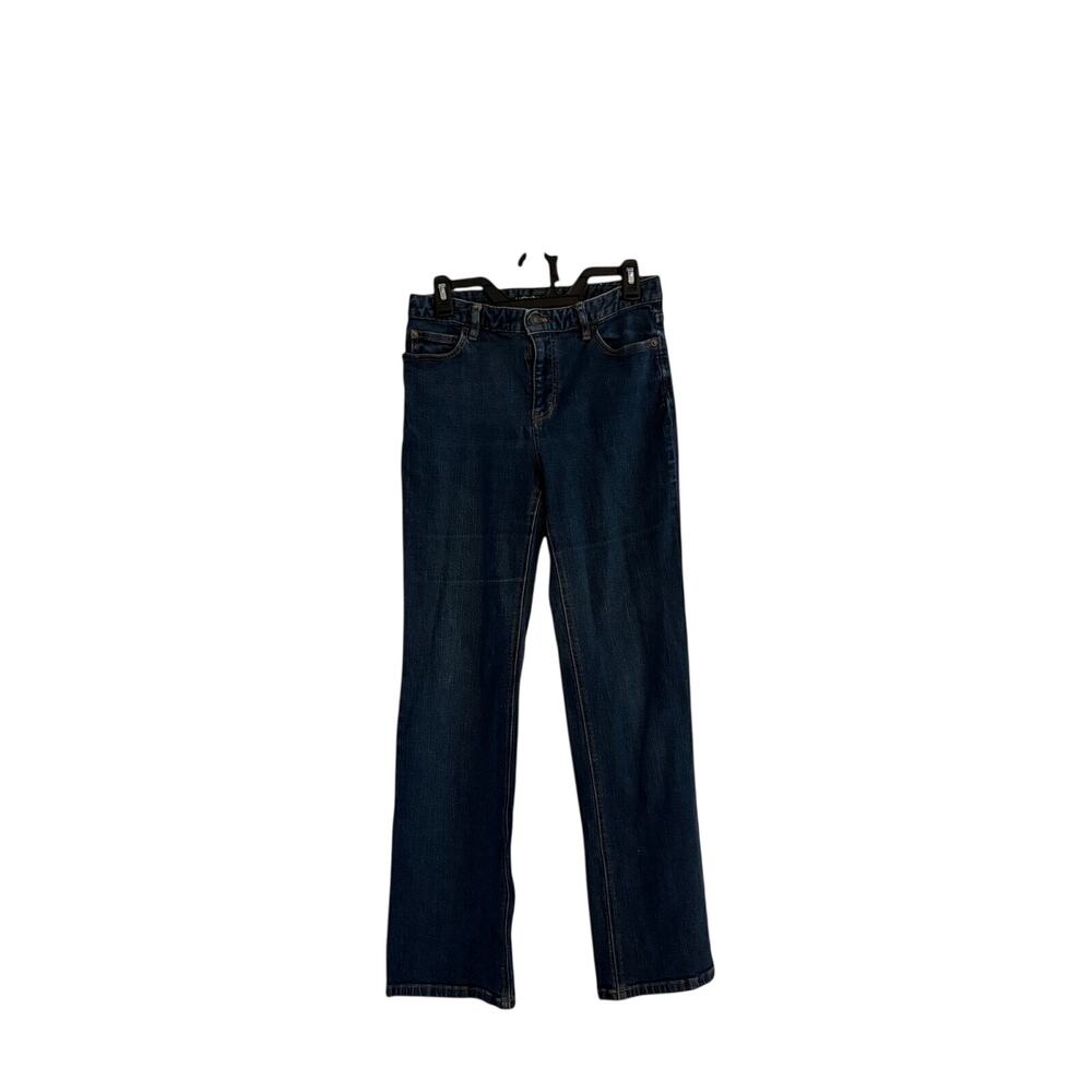 Liz Claiborne Vintage Deep Indigo Dark Wash Bootcut Blue Jeans Size 6